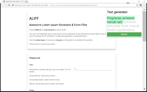Awesome Lorem Ipsum Generator & Form Filler