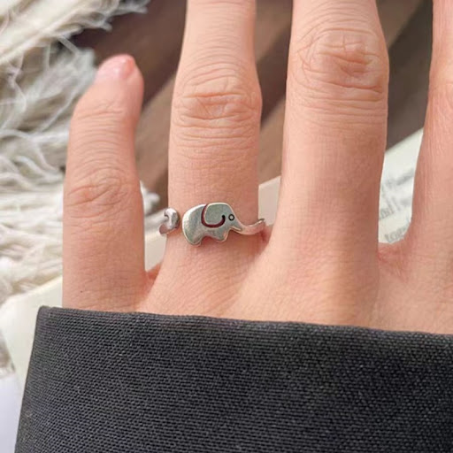 Title 1, Elephant Nose Ring Simple Niche, a subtle yet u...