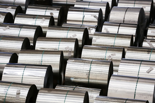 Steel coils. Picture: BLOOMBERG