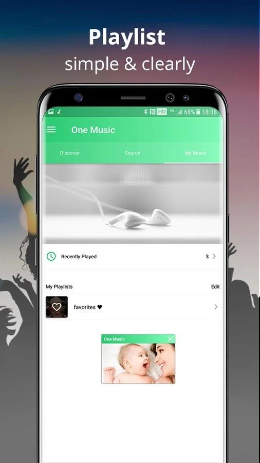   One Music - Floating Youtube Music Player for Free- 스크린샷 