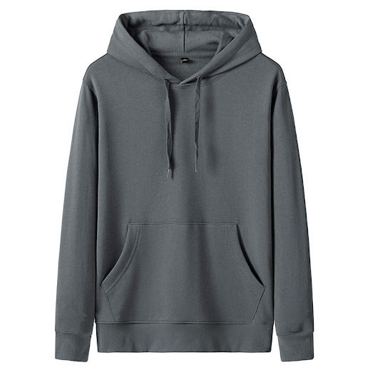 Title 4, Mens Basic Hooded Sweater All-Match Pullover H...