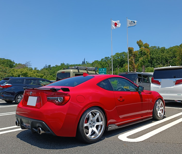 86のドライブ・香芝SA・86BRZオーナーさんと繋がりたい・SSR・TOM’Sに関するカスタム事例の投稿画像1枚目