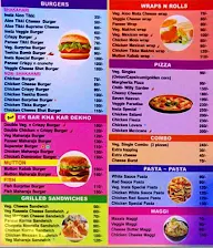 Insta BurgerCafe menu 1