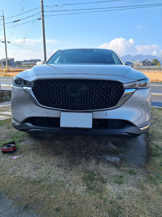 CX-8のCX-8・なんちゃってイージーリップ(笑)・すぐに取れるかも？・本物を買わなきゃに関するカスタム事例の投稿画像2枚目