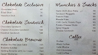 Cafe Chokolade menu 1