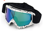 White frame black dots colorful