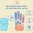 Súp Thưởng Cat Food Đầy Đủ Dinh Dưỡng Cho Mèo - Gói 15G