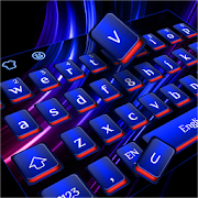 Cool Blue Red Light Keyboard  Icon