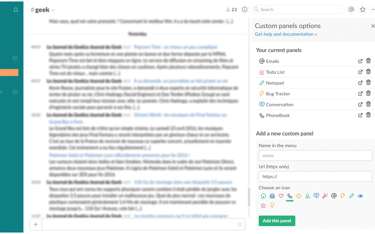 Slack Panels Preview image 1