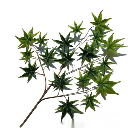 Title 26, Emulational Greenery Bonsai Large Leaf Plant Br...