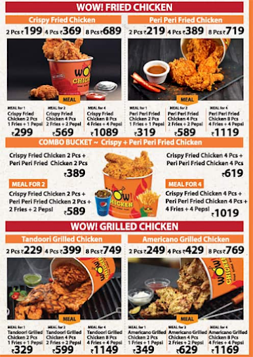 Wow! Chicken By Wow! Momo menu 