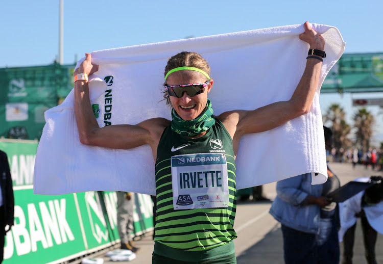 Irvette van Zyl smashed the 50km wording recording when she came in first in a time of 3: 04: 23, at the Nedbank Runfied 50km race on Saturday in Gqeberha.