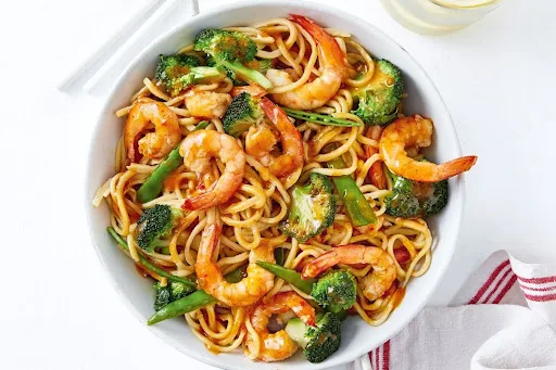 Prawn Schezwan Noodles