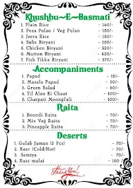 The Indian Cuisine - By Hotel Omega menu 2