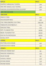 Kebab Paradise menu 2