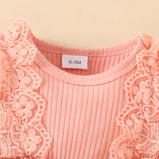 Title 4, European and American Autumn Baby Girl Lace Lon...