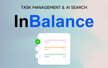 InBalance - minimal task tracker small promo image