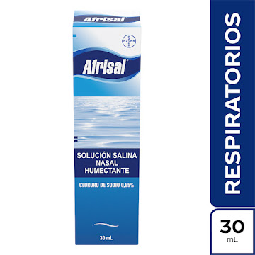 Afrisal Cloruro de Sodio 0.65% Bayer Solución Nasal Frasco x 30 ml  