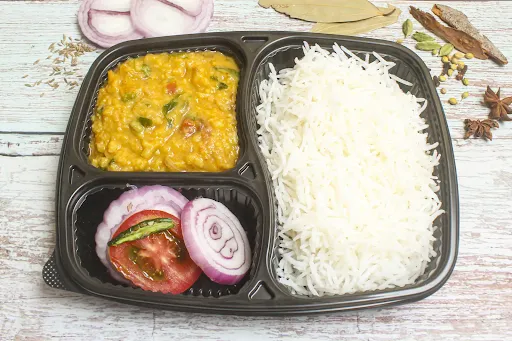 Homemade Style Yellow Dal With Rice