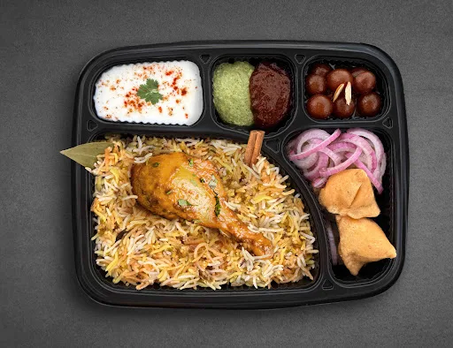 Tangdi Chicken Biryani Thali