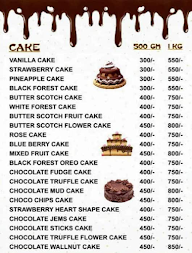 Terrible Cake menu 3