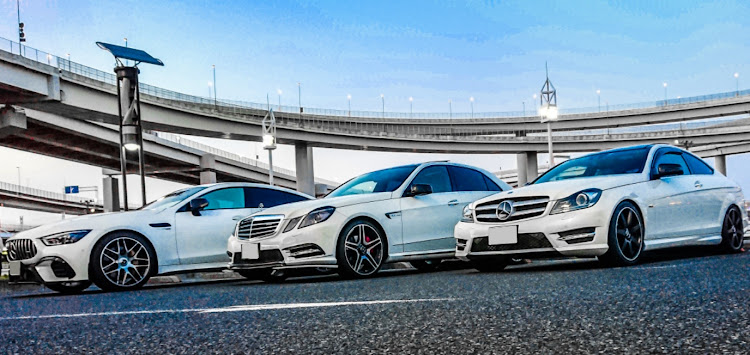Cクラス クーペのMercedes Benz・204・大黒PAに関するカスタム事例の投稿画像1枚目