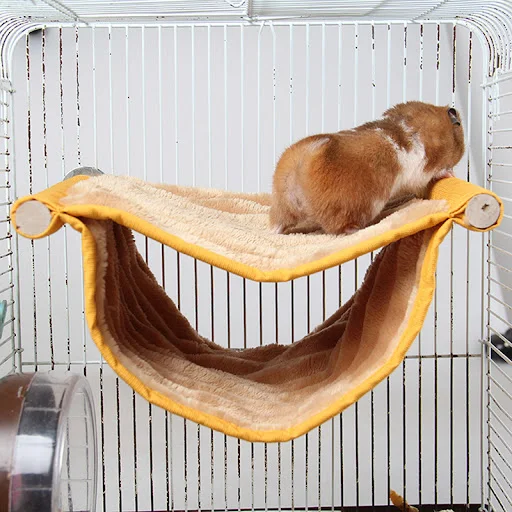 Top sell Hamster Hanging House Cage Sleeping Nest Pet Bed Rat Hamster Guinea Pig Rabbit Toys Cage Swing Pet Small Animal