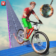 Impossible BMX Crazy Rider Stunt Racing Tracks 3D  Icon