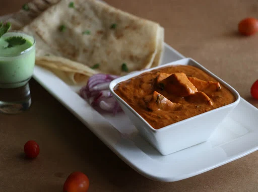 Paneer Makhani Gravy Combo (With Roti/Rice)