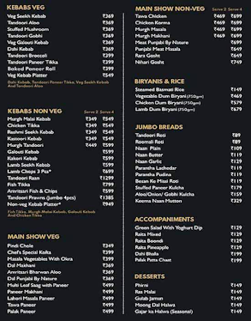 Punjabi By Nature menu 