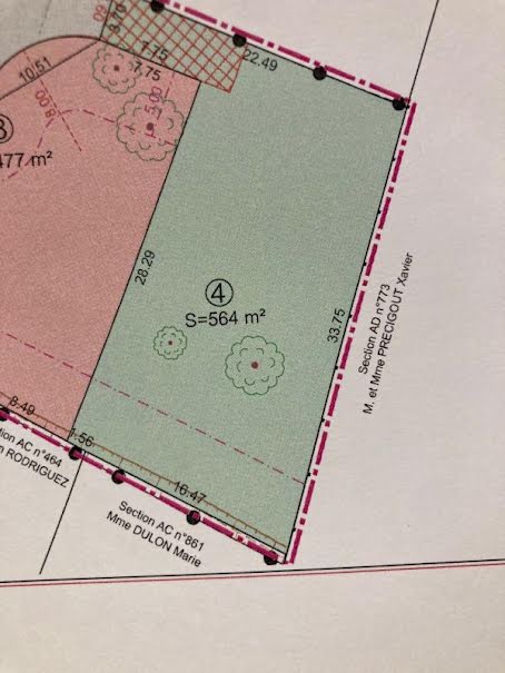 Vente terrain  564 m² à Biscarrosse (40600), 258 000 €