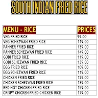 Elite Briyani menu 1