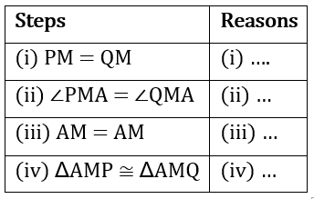 Criteria for Congruence of Triangles