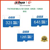 Thẻ Nhớ Camera Dss 32Gb, 64Gb, 128Gb Chính Hãng - Bảo Hành 2 Năm