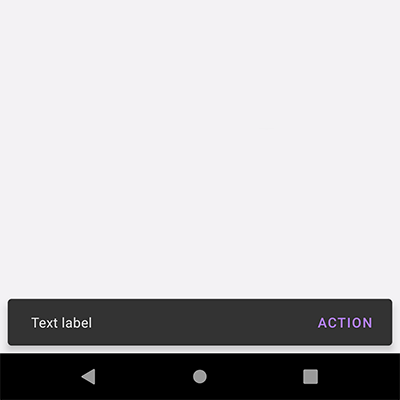 Le material design 2 sur android:Ajouter le composant snackbar(kotlin/java)