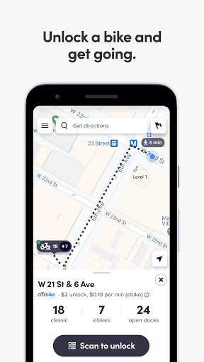 Screenshot Citi Bike