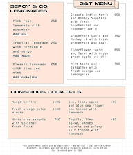 Dirty Good menu 5