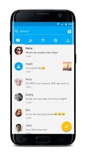   GO SMS Pro - Messenger, Free Themes, Emoji- screenshot thumbnail   