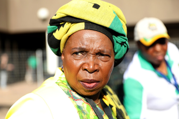 Cogta minister Nkosazana Dlamini-Zuma was chased away by residents in Queenstown on Monday.