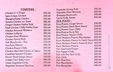 Pink Dragon menu 