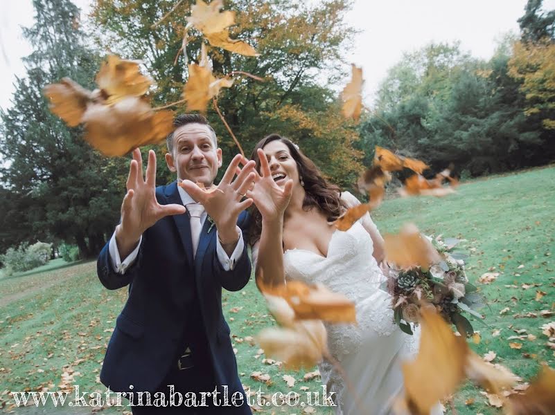 Wedding photographer Katrina Bartlett (katrinabartlett). Photo of 1 July 2019