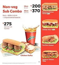 Subway (Block M) menu 8