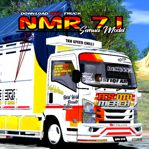 Download mod bussid truck canter full strobo knalpot serigala