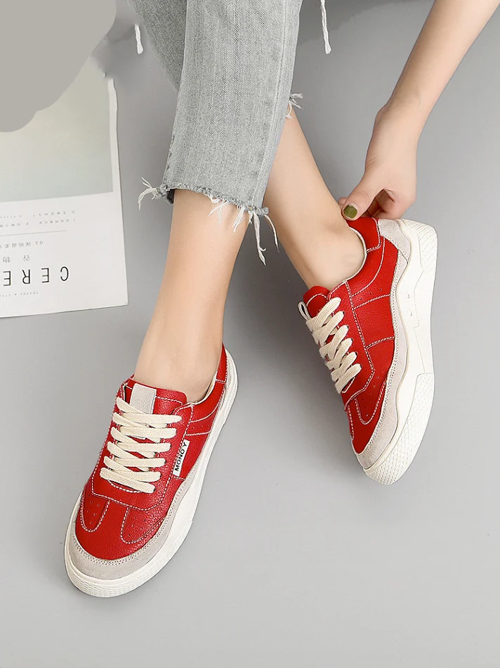 Zapatillas deportivas con cordones para mujer, cómodas y elegantes, perfectas para el uso diario y actividades informales, disfruta de estilo y confort.