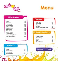 Cool Hot Spot menu 1