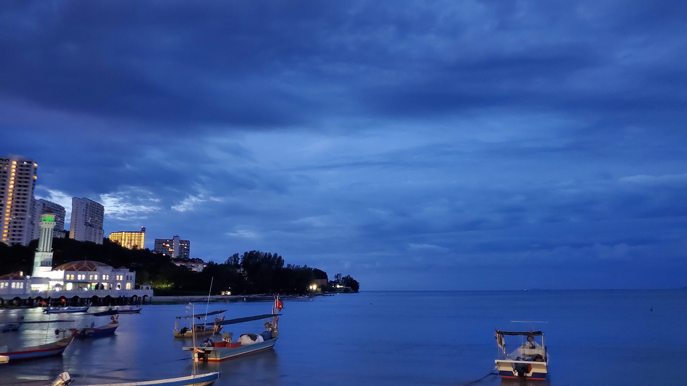 Tips on visiting Penang - example view in Batu Ferringhi at Tsunami Restaurant