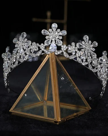 Zircon Kroon Haaraccessoires Bruids - 0
