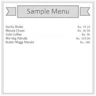 RJ 21 Cafe and Restaurant menu 1