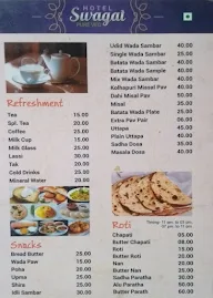 Hotel Swagat menu 7