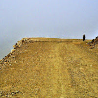 arido paesaggio ad alta quota di 